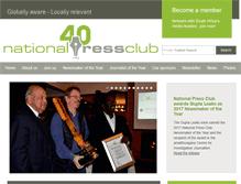 Tablet Screenshot of nationalpressclub.co.za